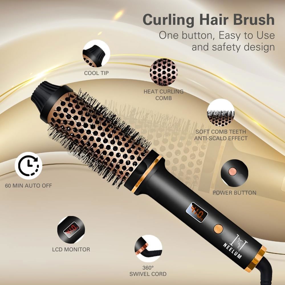 1.5” Thermal Brush with Negative Ions – Dual PTC Ceramic Heated Round Brush_thumbnail_5