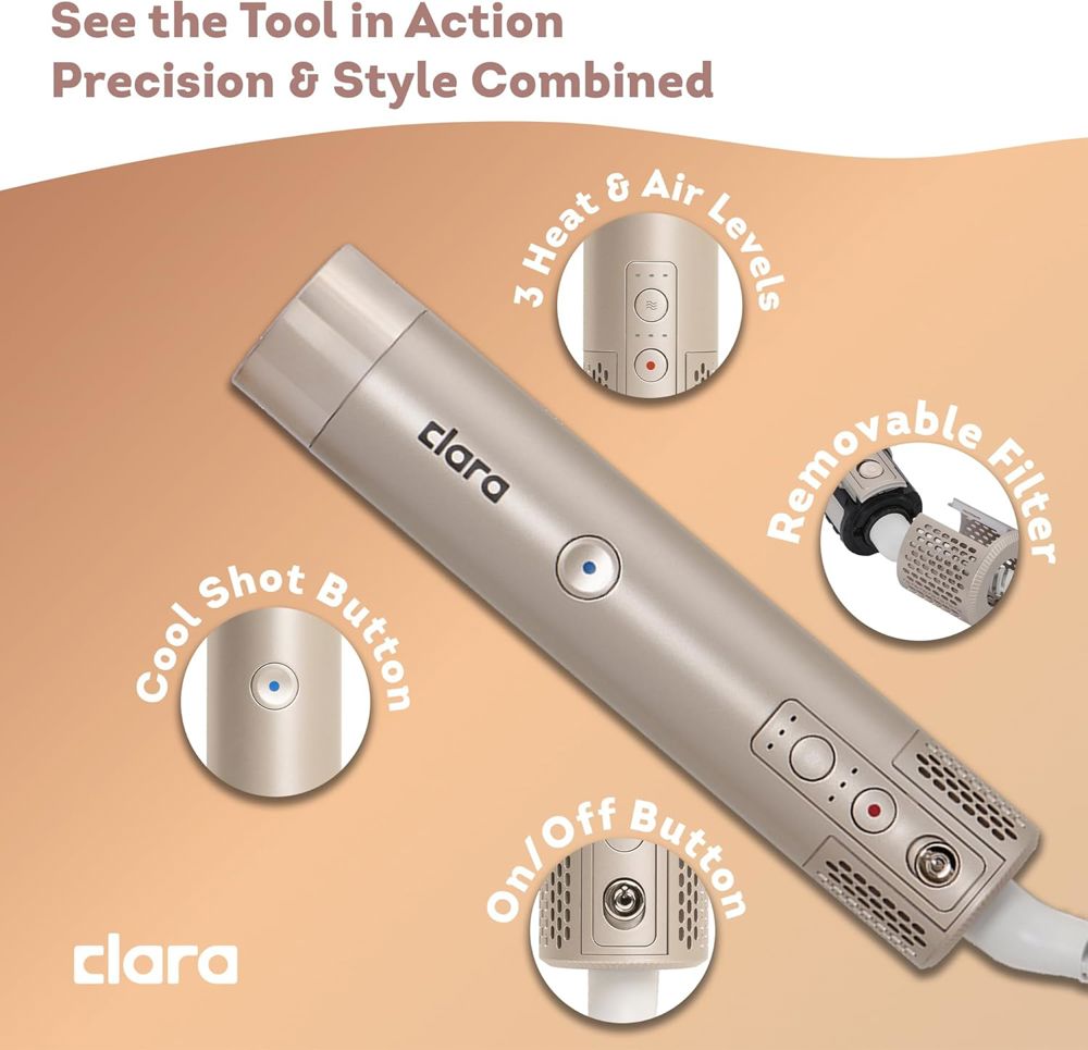 Clara Multi Styler 6-in-1 for All Hair Types – 1500W Ionic Hair Styler_thumbnail_4