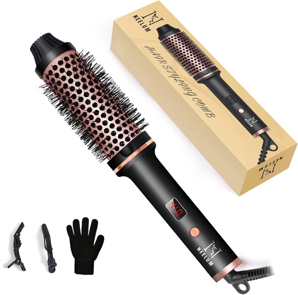 1.5” Thermal Brush with Negative Ions – Dual PTC Ceramic Heated Round Brush_thumbnail_0